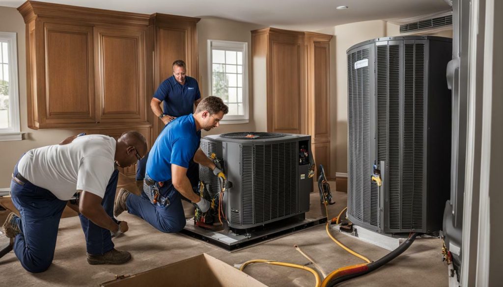 HVAC installation