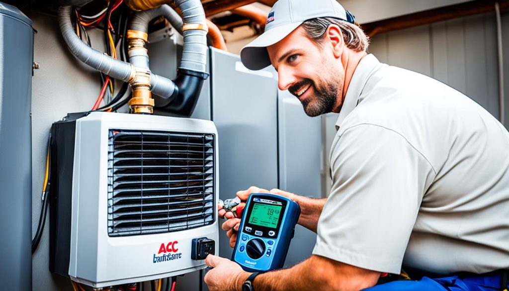 How does the use of AC leak detectors contribute to the overall health of HVAC systems?