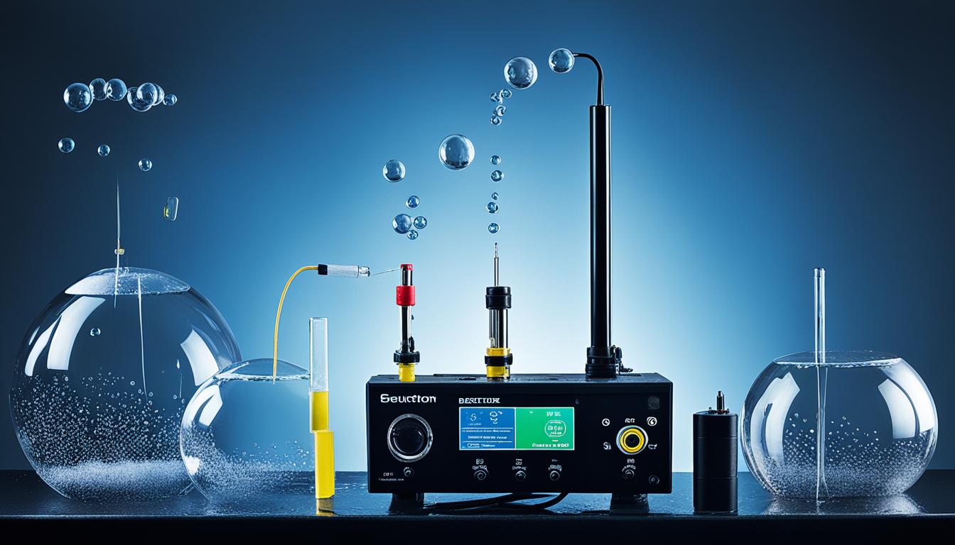 Soap bubbles vs electronic detectors