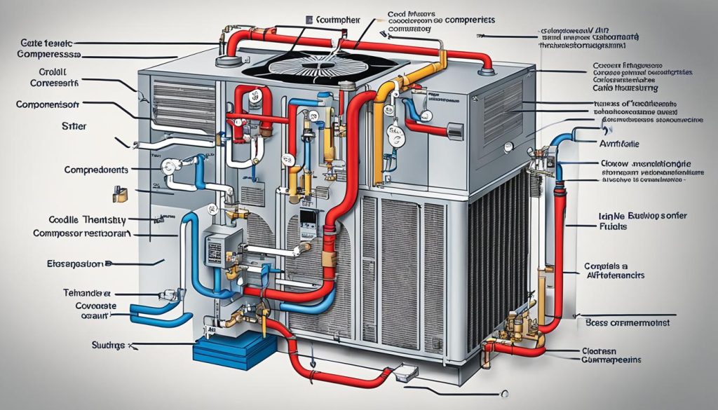 HVAC components diagram