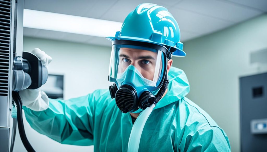What are the best practices for vent cleaning in healthcare facilities?