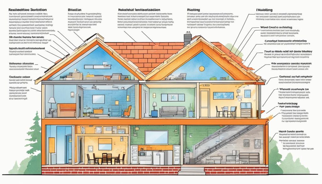 Building envelope characteristics for HVAC load calculation