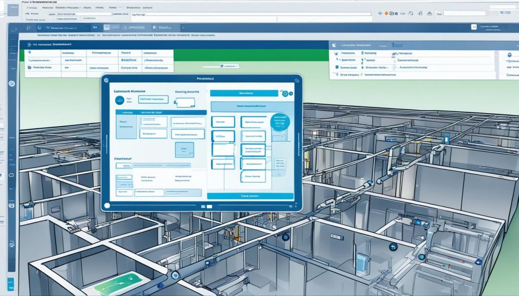 HVAC duct design software interface