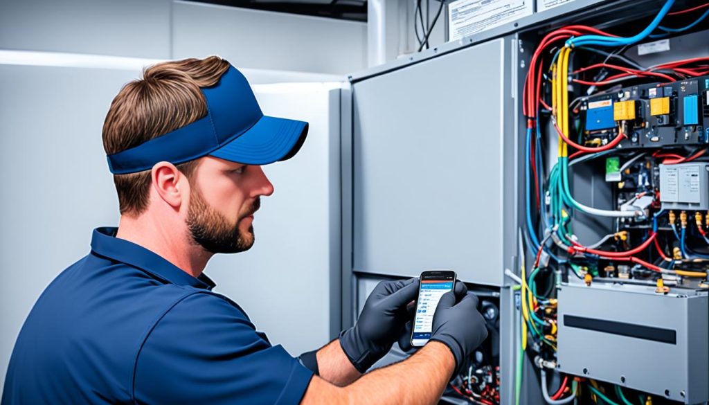 Offline-capable HVAC software features