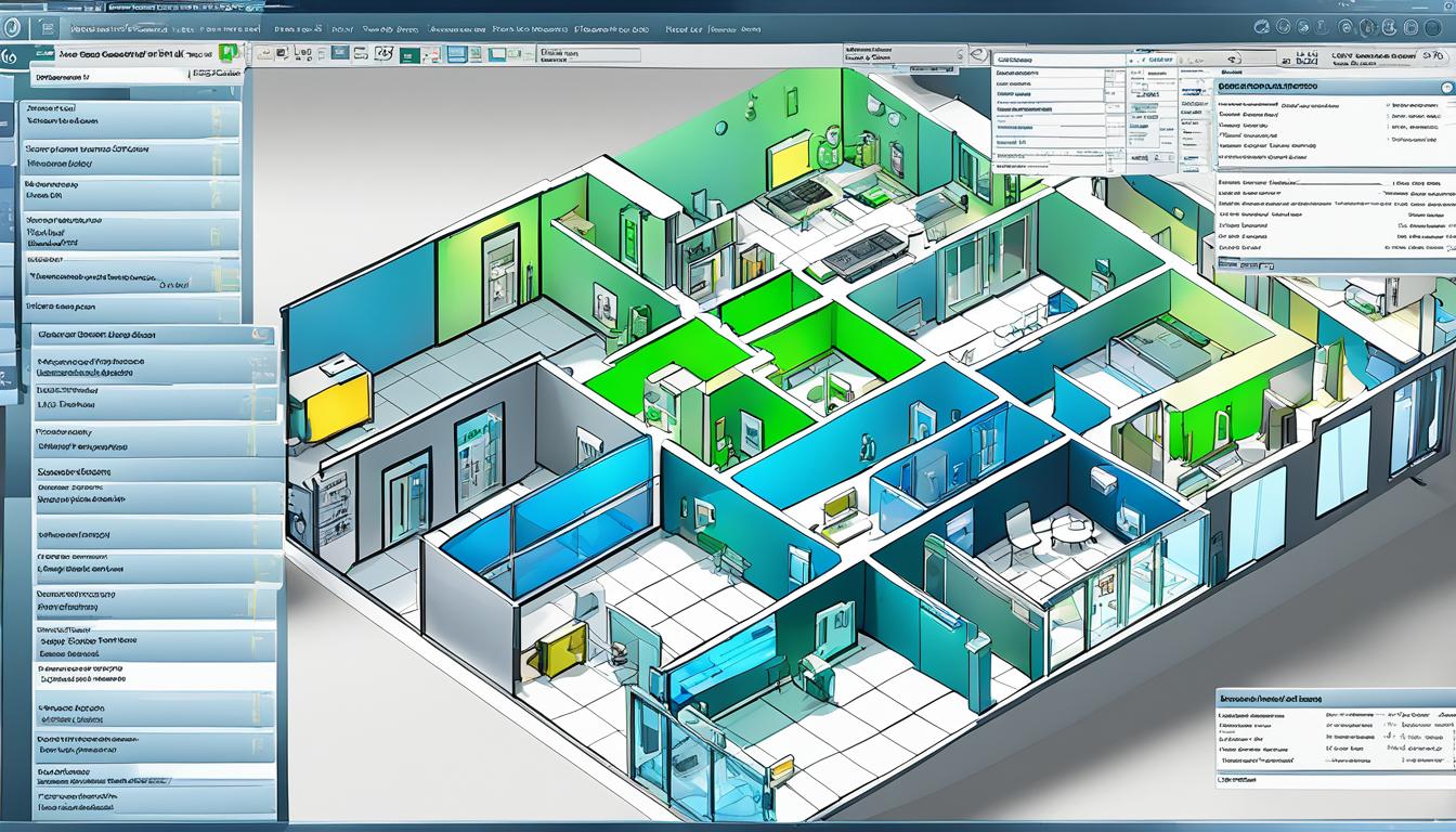 CAD HVAC software interface