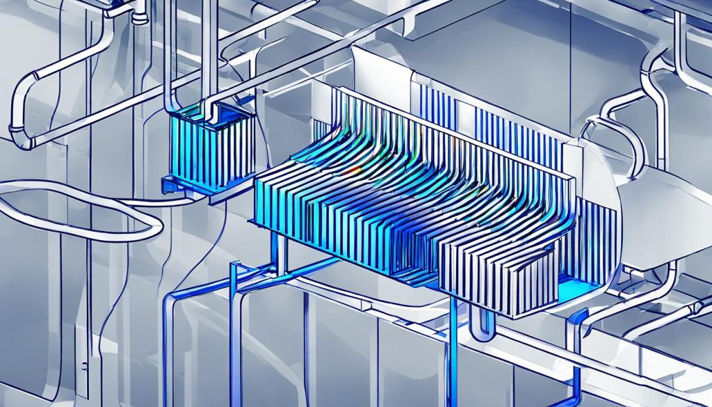 Guide vane optimization in HVAC ductwork