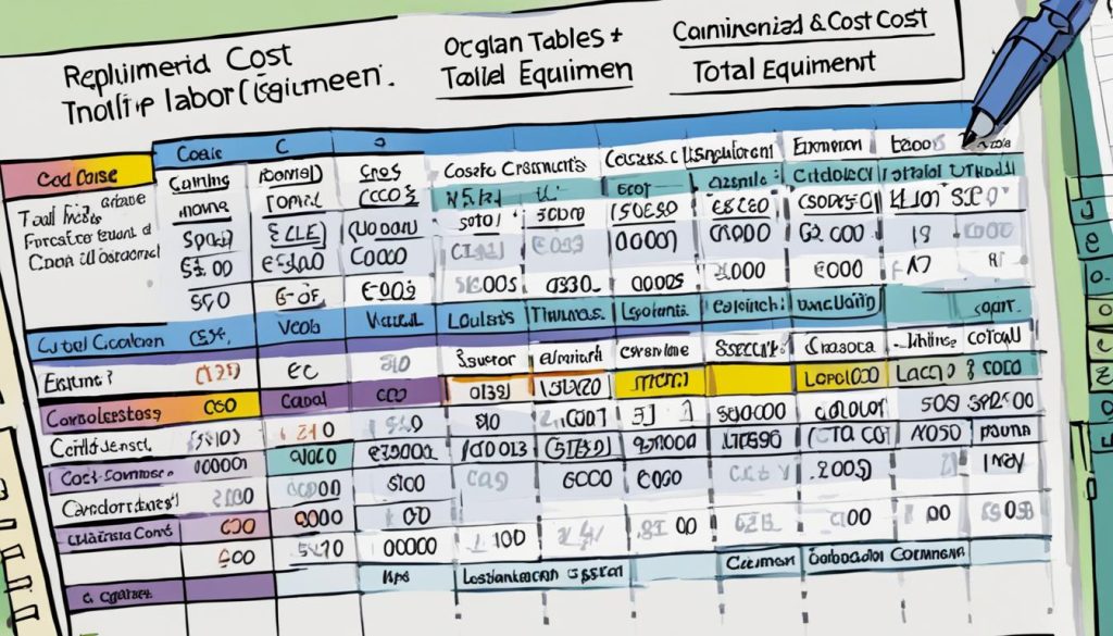 HVAC cost estimate report