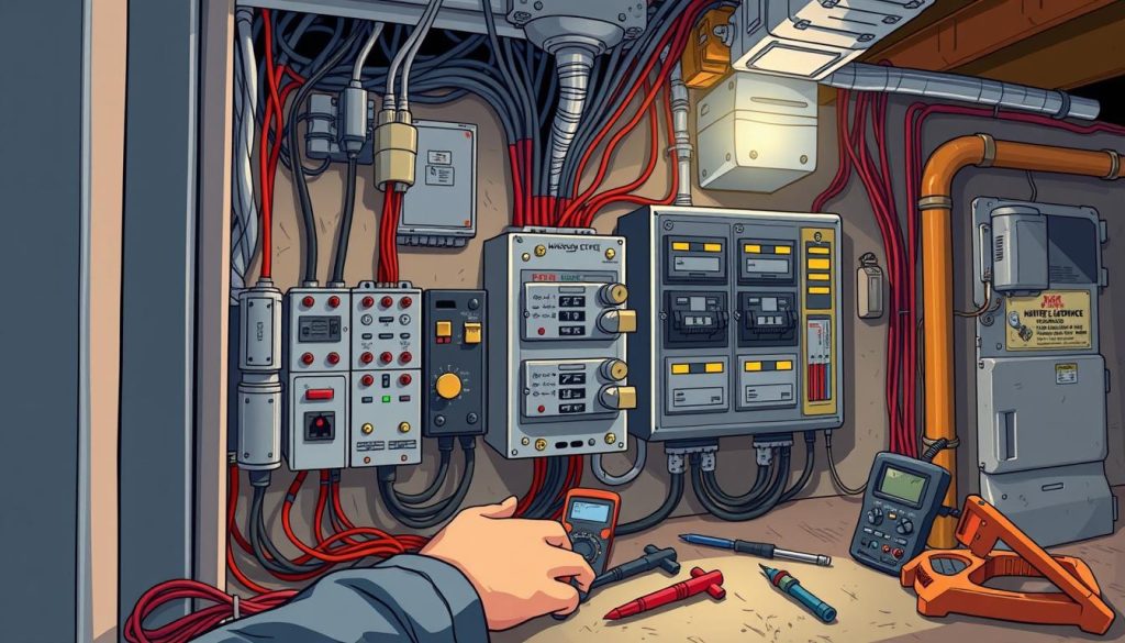 HVAC electrical system inspection