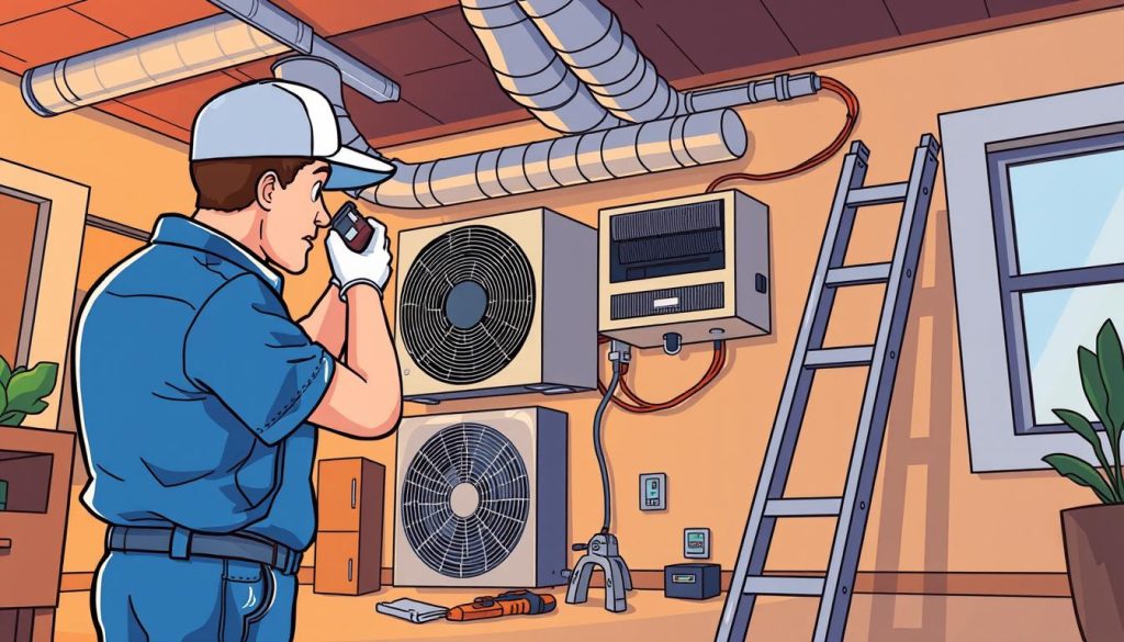 How do I test my HVAC system?