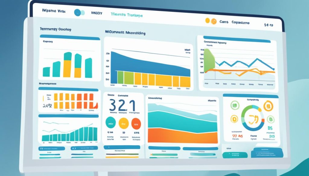 HVAC performance monitoring dashboard