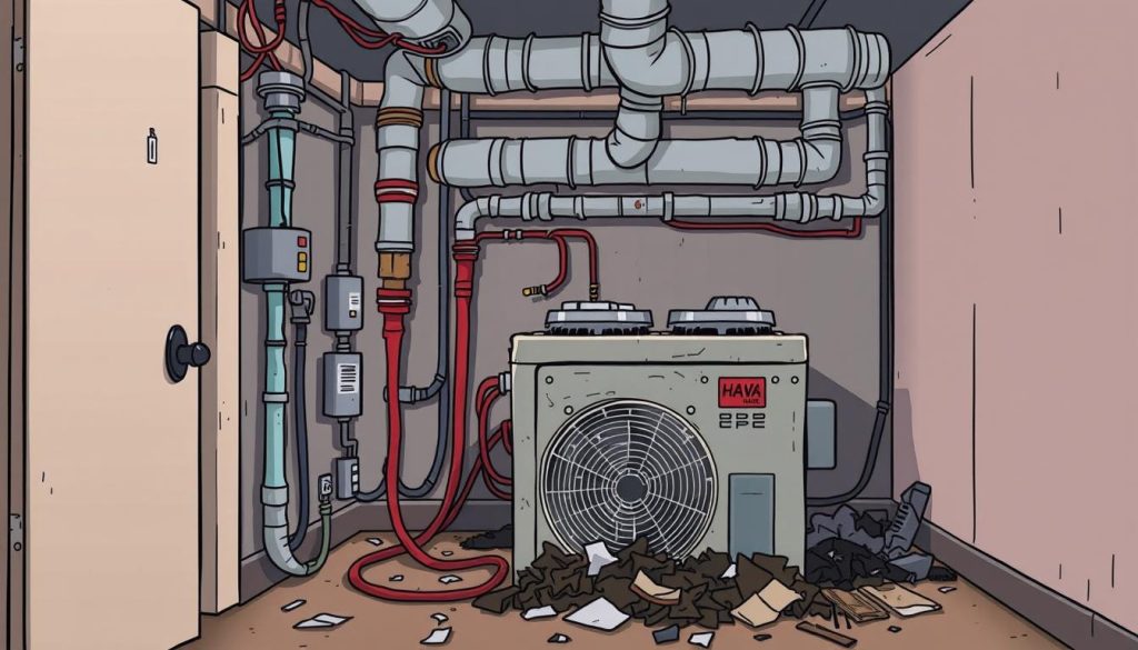 What is the common fault in HVAC system?