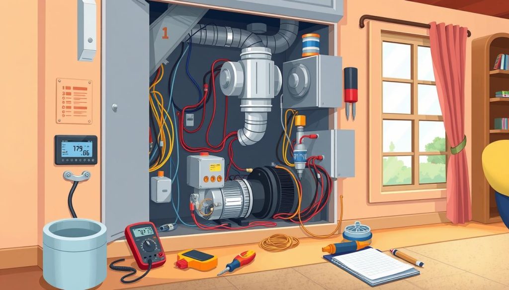 How do I troubleshoot my HVAC system?