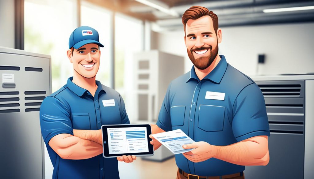 HVAC customer satisfaction through efficient billing