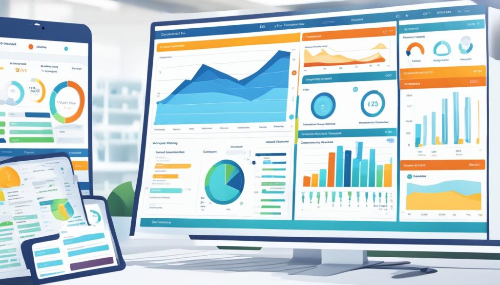 HVAC inventory management software dashboard