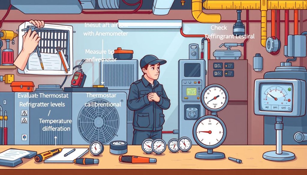 HVAC performance test steps