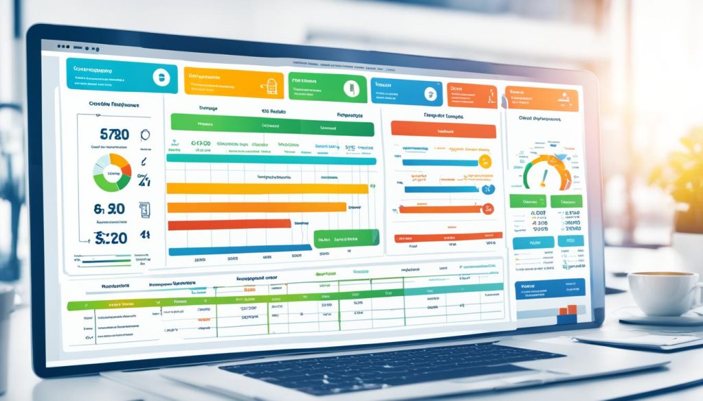 HVAC sales metrics dashboard