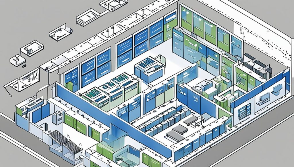 3D duct layout creation process