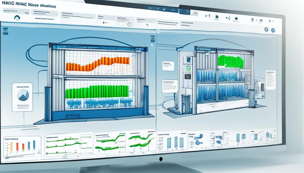 HVAC noise simulation software interface