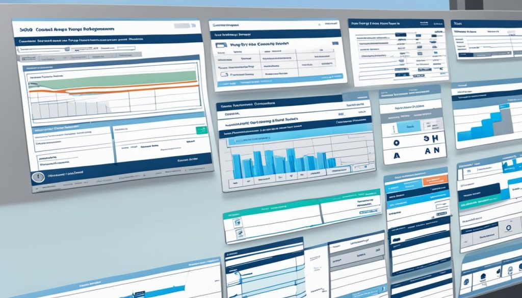 HVAC project management software interface