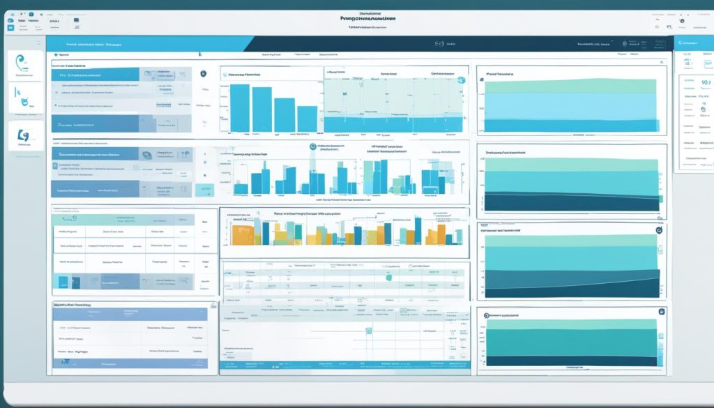 HVAC project management software interface