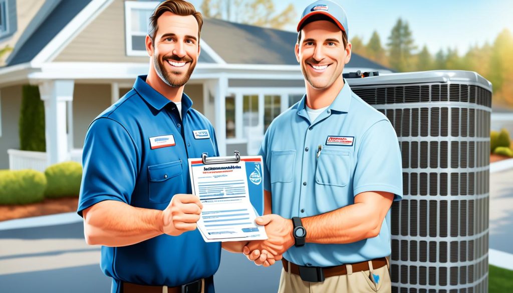 HVAC service agreement sales strategies