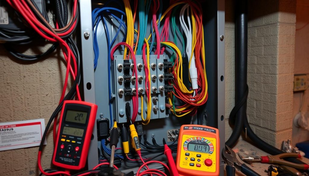 Evaluating HVAC electrical connections