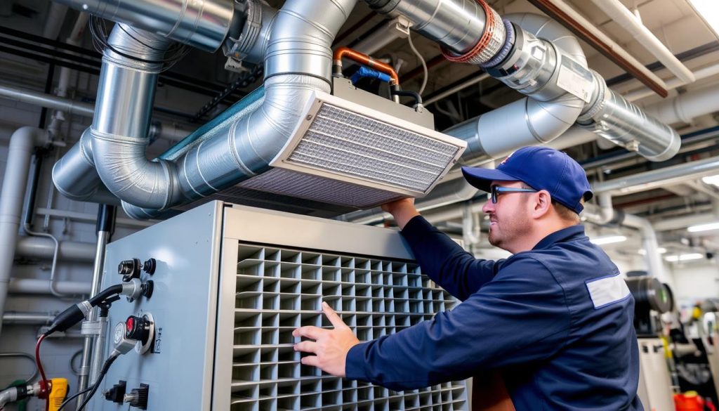 HVAC economizer maintenance