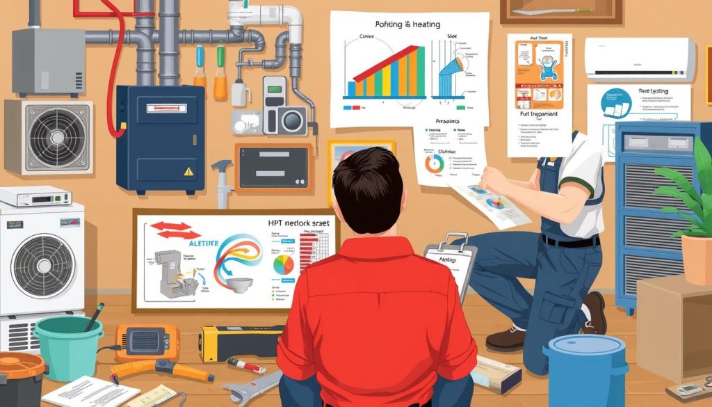 HVAC heating and cooling needs assessment