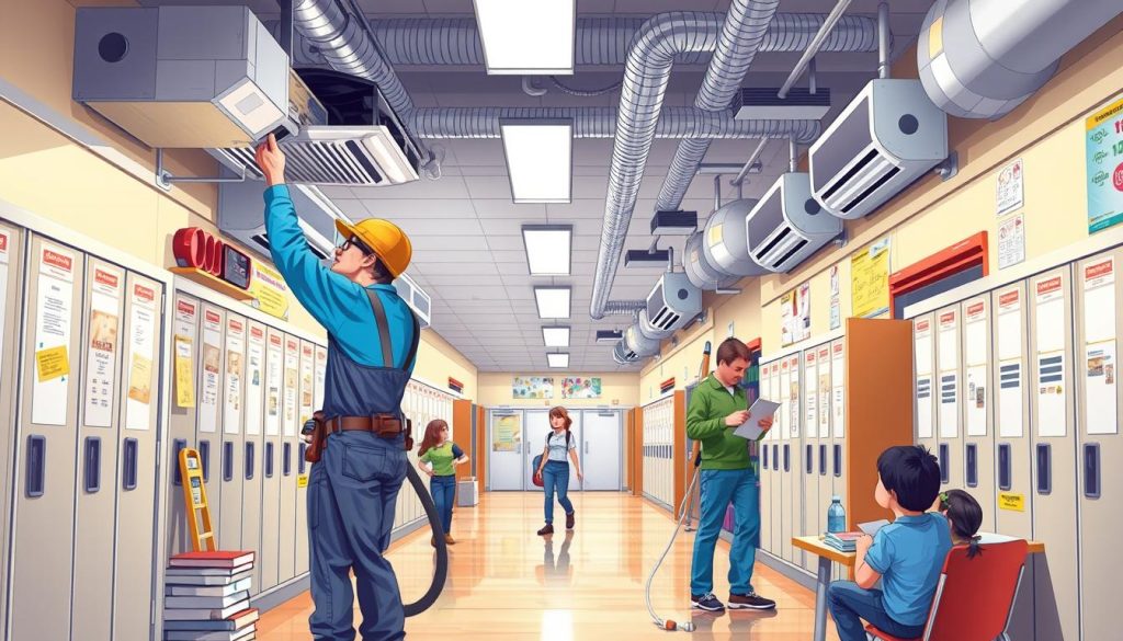 HVAC maintenance tips for schools