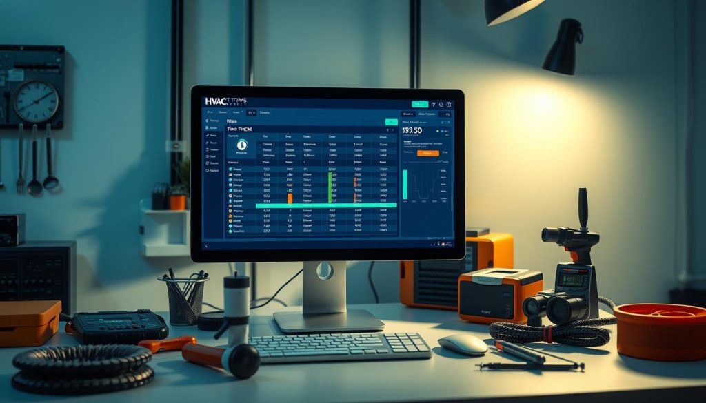 HVAC time tracking software