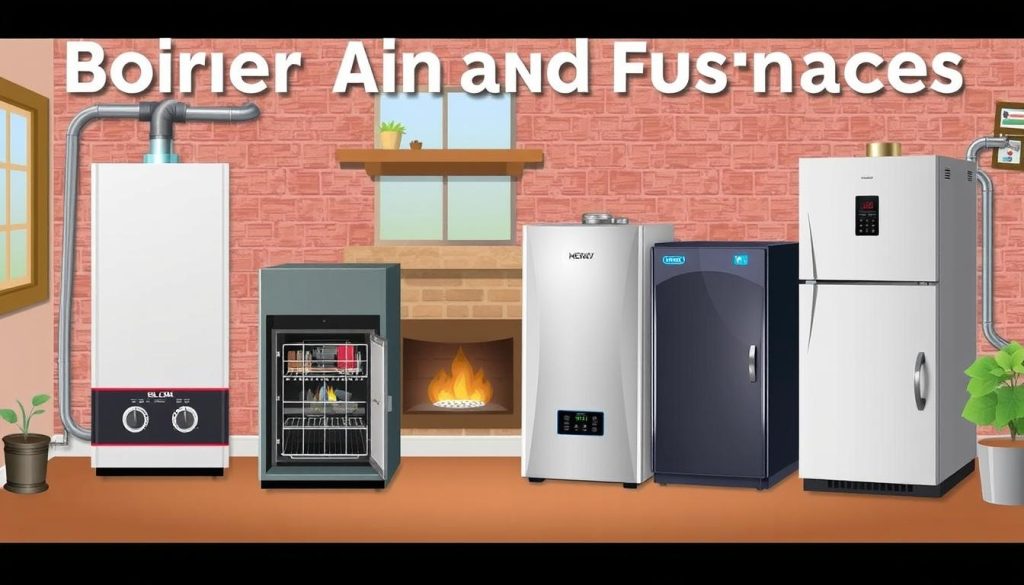 Boiler types and furnace types for home heating