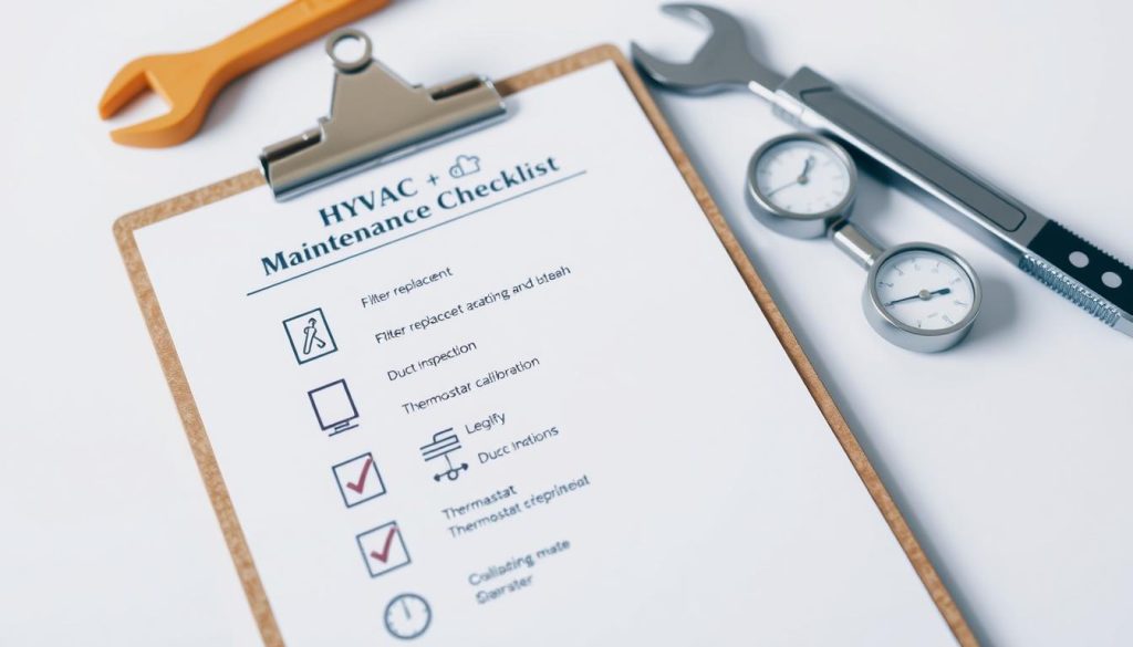 HVAC maintenance procedures checklist