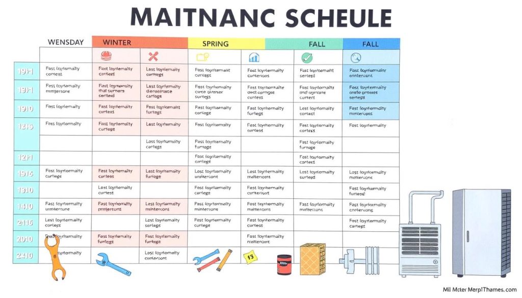 HVAC maintenance schedule