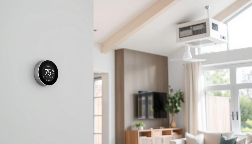 HVAC upgrades including smart thermostat, heat pump, and energy recovery ventilators