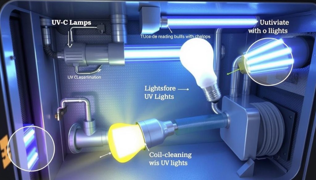 Types of UV lights in HVAC systems