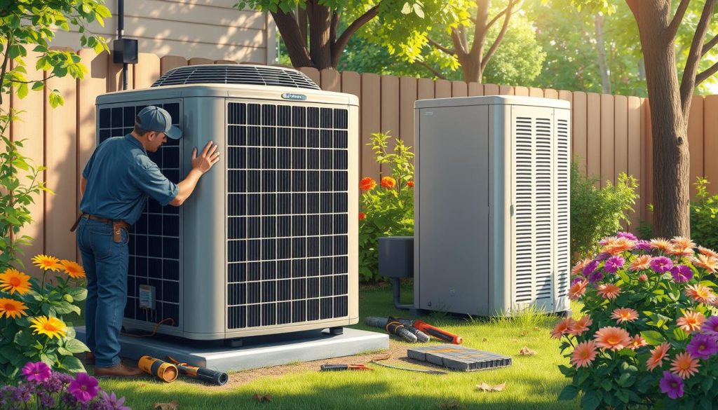 outdoor HVAC maintenance guide