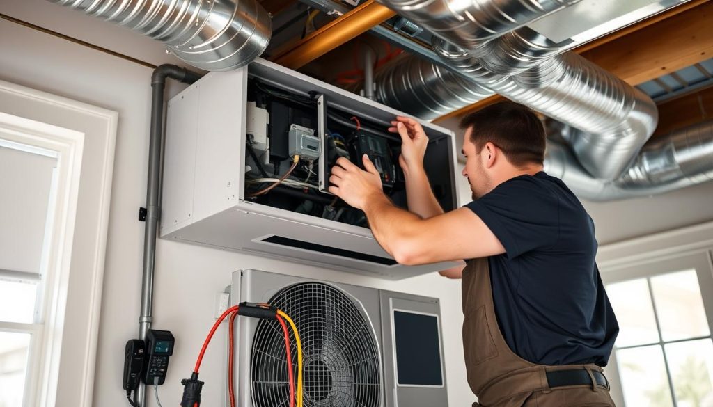 professional HVAC installation