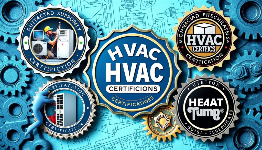 types of HVAC certifications