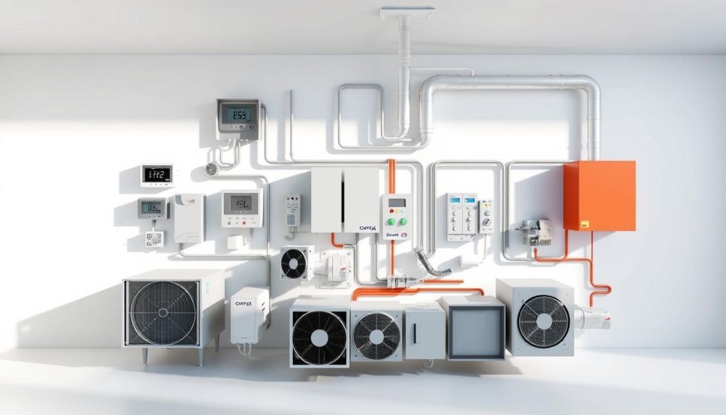 HVAC zoning system components