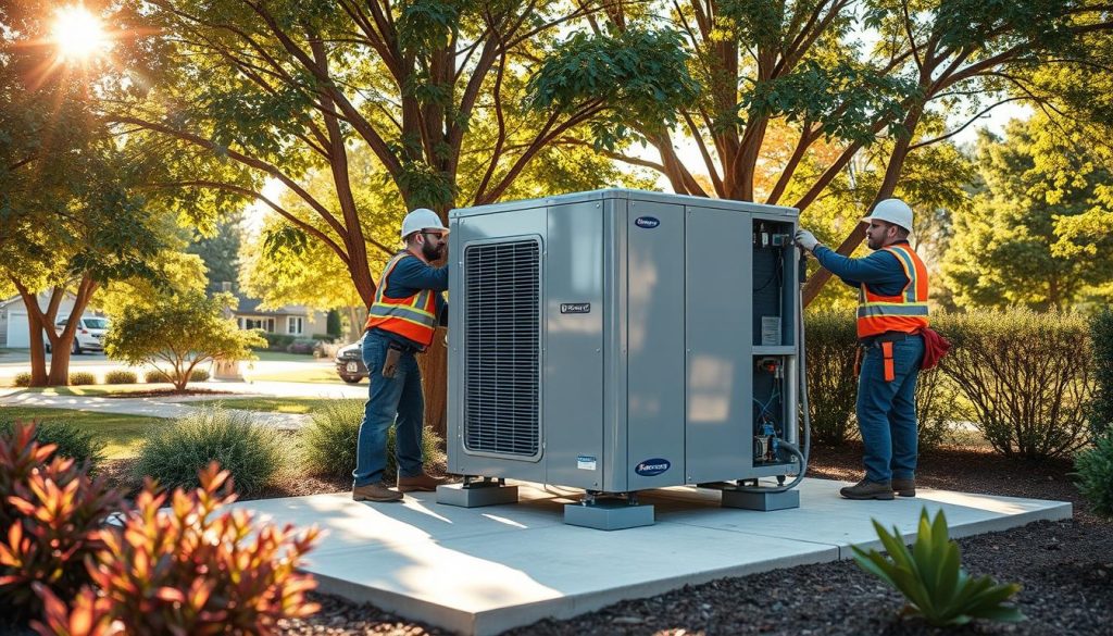 Outdoor unit installation